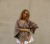 Lniane Kimono Krótkie Taupe